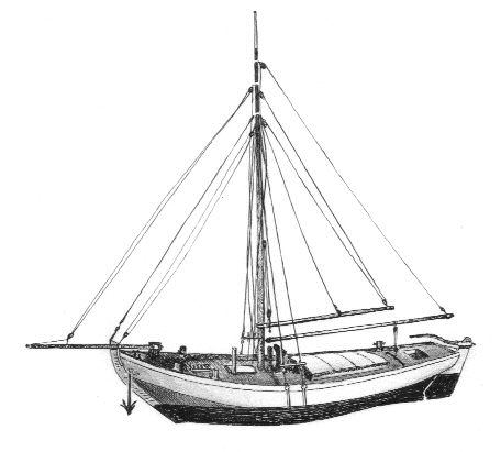 D - Ewer da pesca - modello del Schiffahrt Museum di Brake Unterweser (1880)